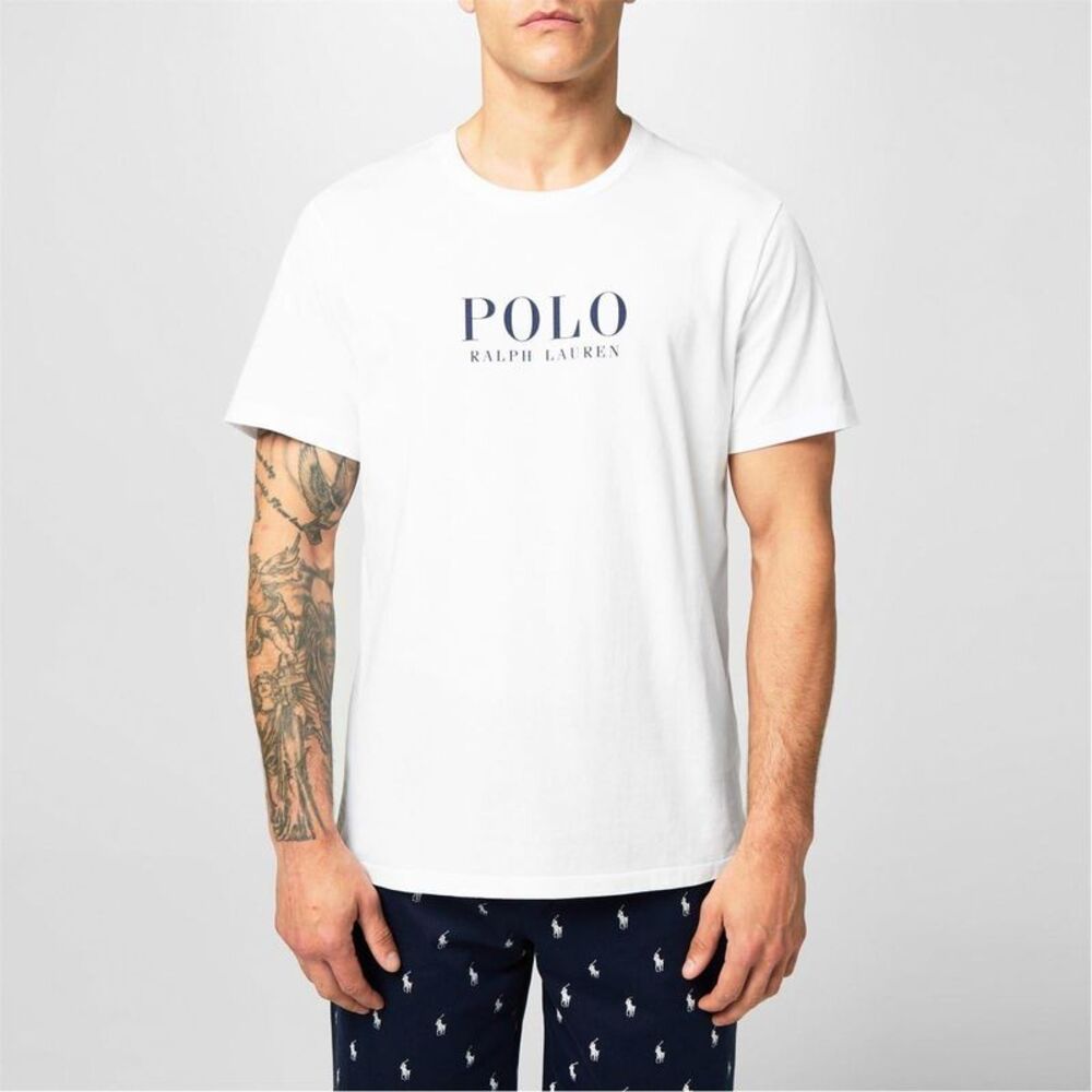 Ralph Lauren Mens Polo Logo T-Shirt / White